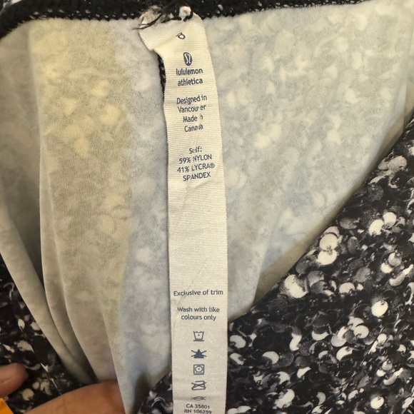 Lululemon Athletica Black and White Speckled Leggings - Picture 15 of 15
